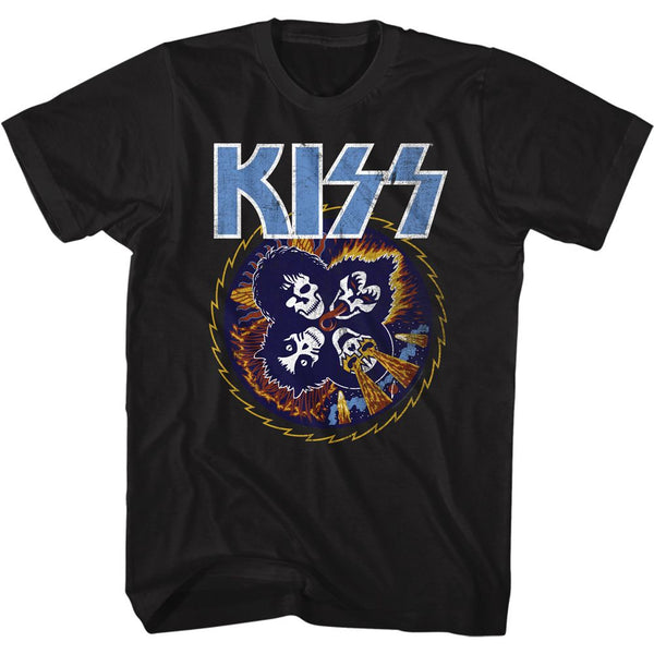 KISS Eye-Catching T-Shirt, Skull Circle