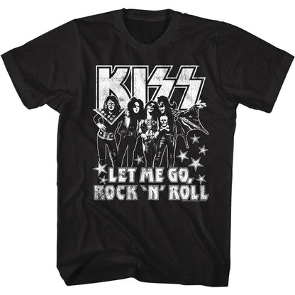 KISS Eye-Catching T-Shirt, Let Me Go