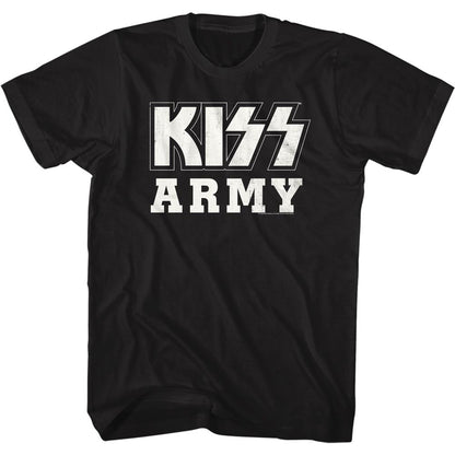 KISS Eye-Catching T-Shirt, BW Army