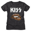 Women Exclusive KISS Eye-Catching T-Shirt, Leopard Lips