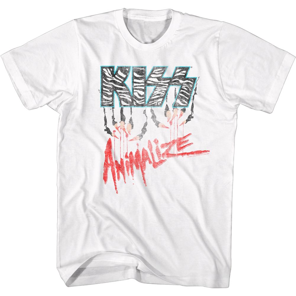 KISS Eye-Catching T-Shirt, Animalize Logo