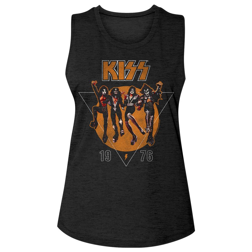 Women Exclusive KISS Eye-Catching Muscle Tank, Kiss &