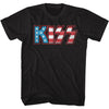 KISS Eye-Catching T-Shirt, Flag Kiss