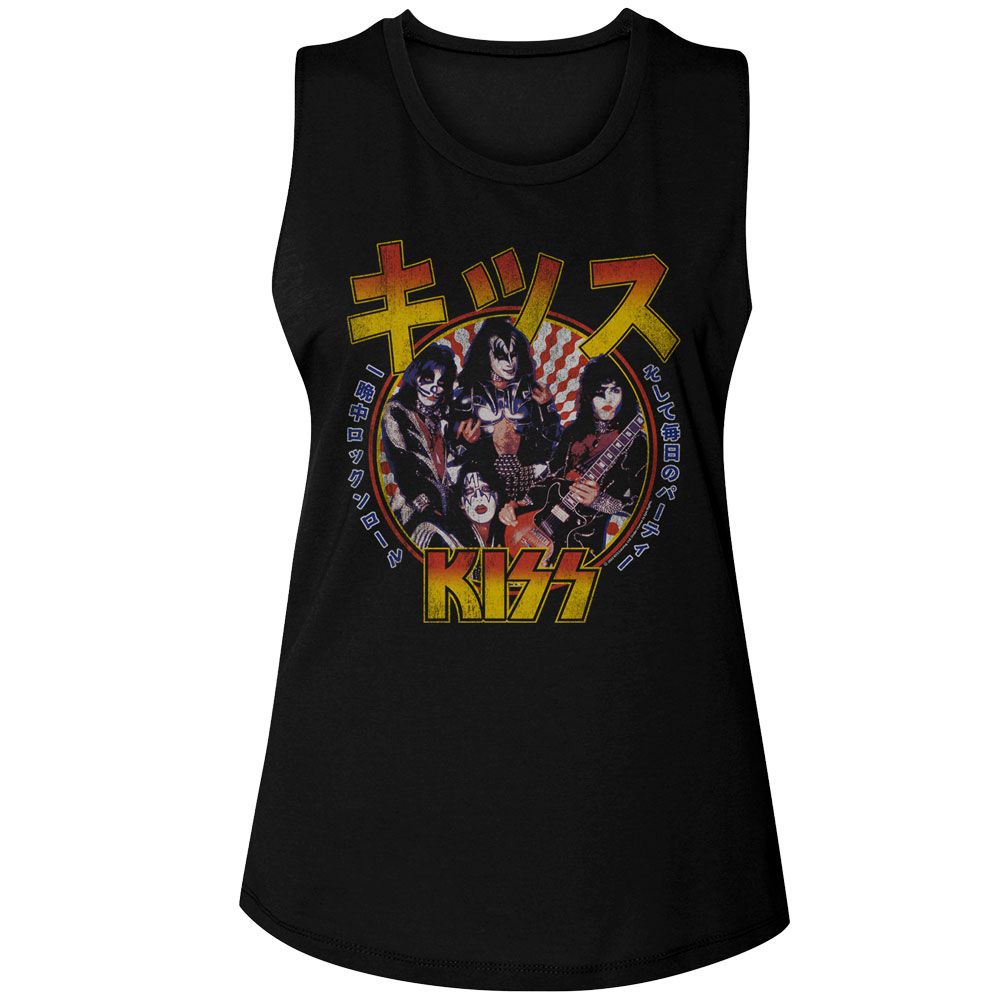 KISS Tank Top, Kiss RR All Nite Japanese