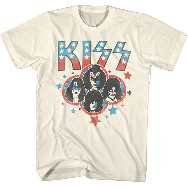 KISS Eye-Catching T-Shirt, Americana Stars