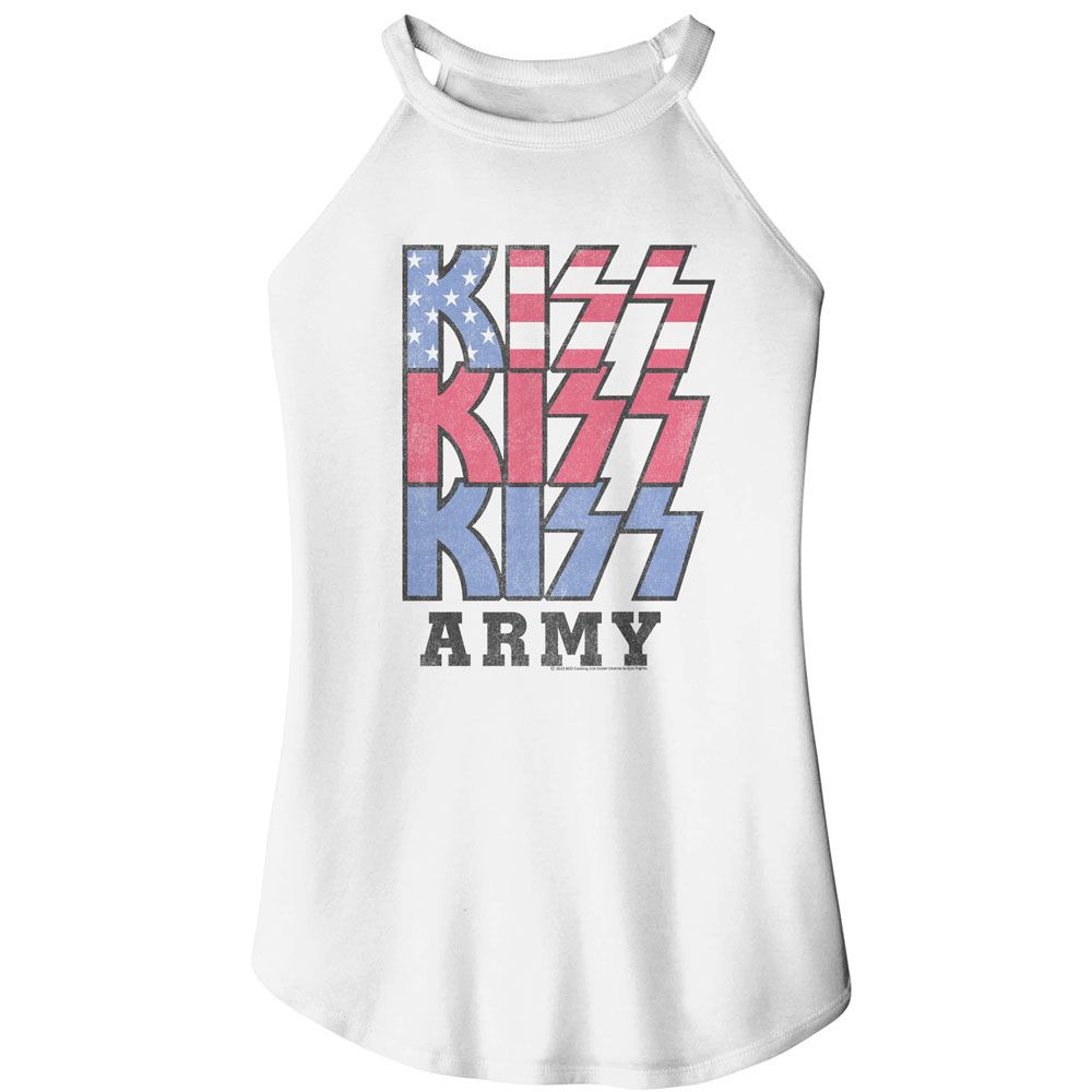 KISS ROCKER Tank, Kiss Patriotic Logo