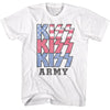 KISS Eye-Catching T-Shirt, Patriotic Logo