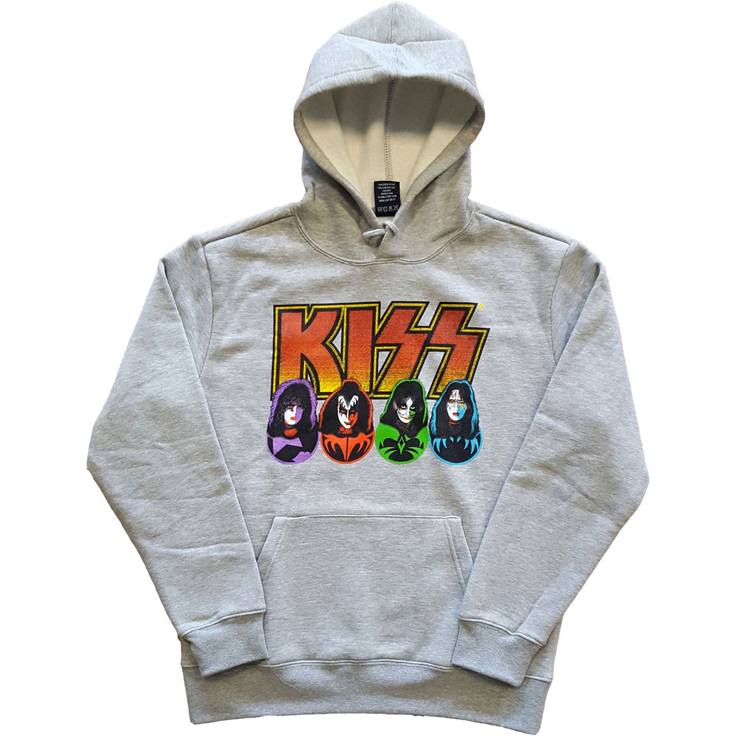 KISS Attractive Hoodie, Logo, Faces &amp; Icons