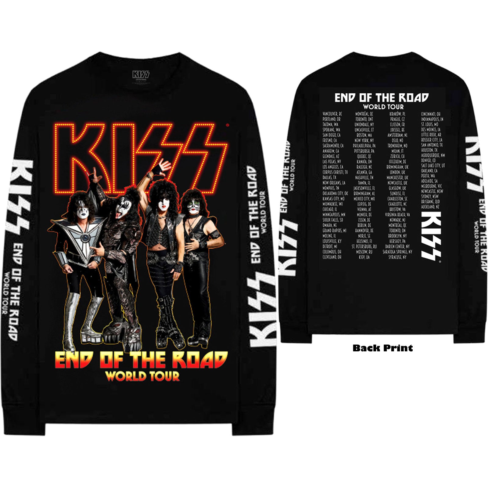 KISS Attractive T-Shirt, End Of The Road Tour