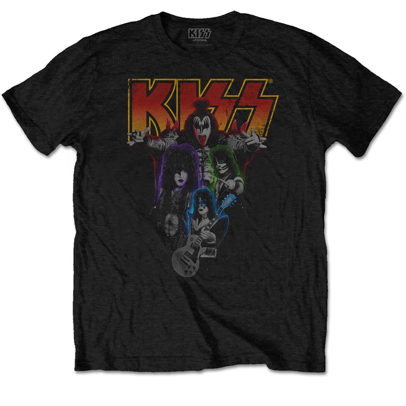 KISS Attractive T-Shirt, Neon Band