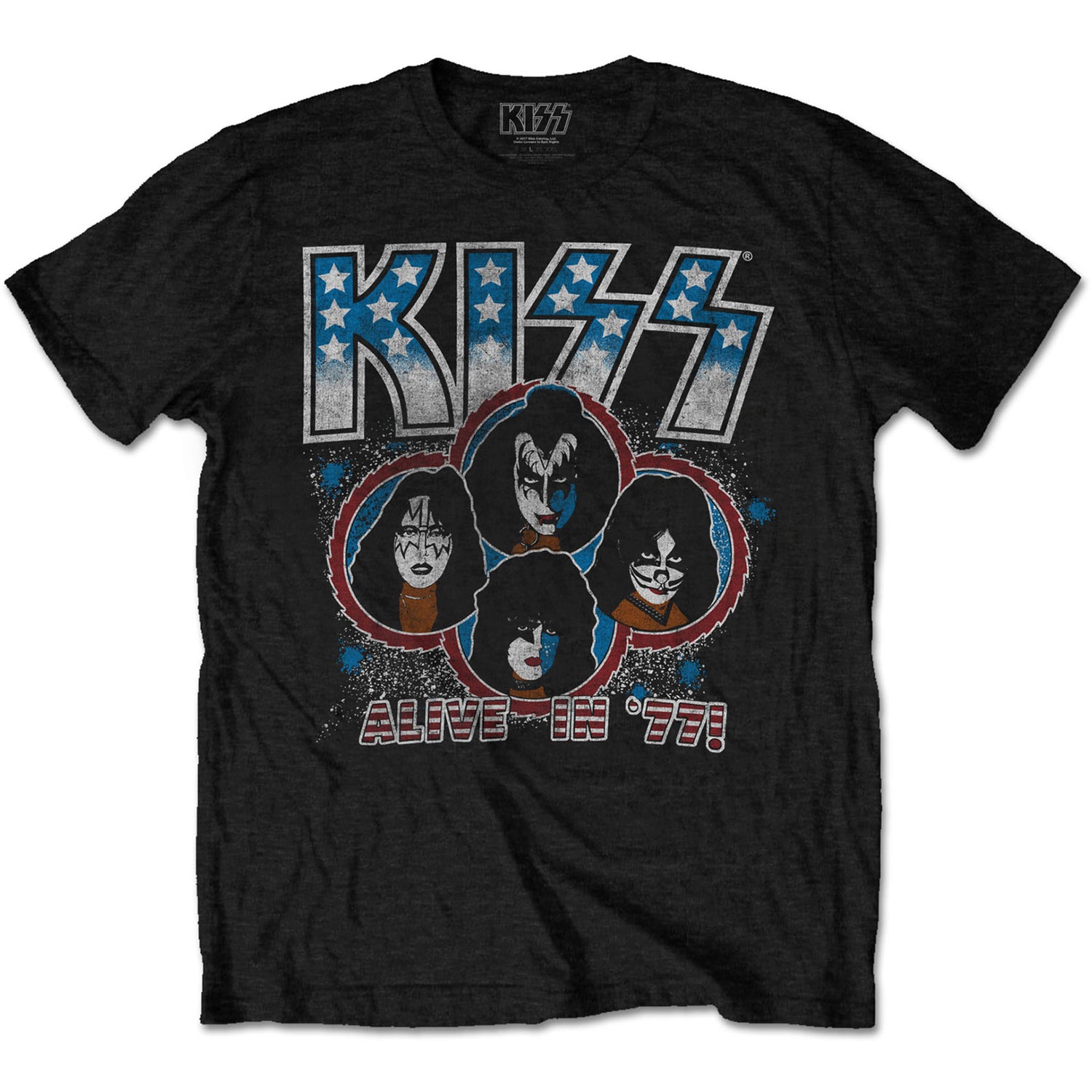 KISS Attractive T-Shirt, Alive In &