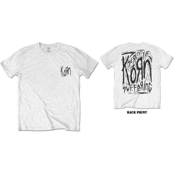 KORN Attractive T-Shirt, Scratched Type