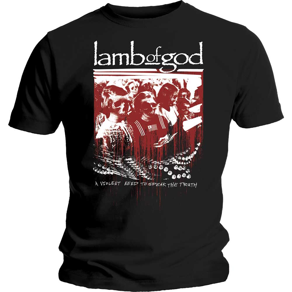 LAMB OF GOD Attractive T-Shirt, Enough Is Enough