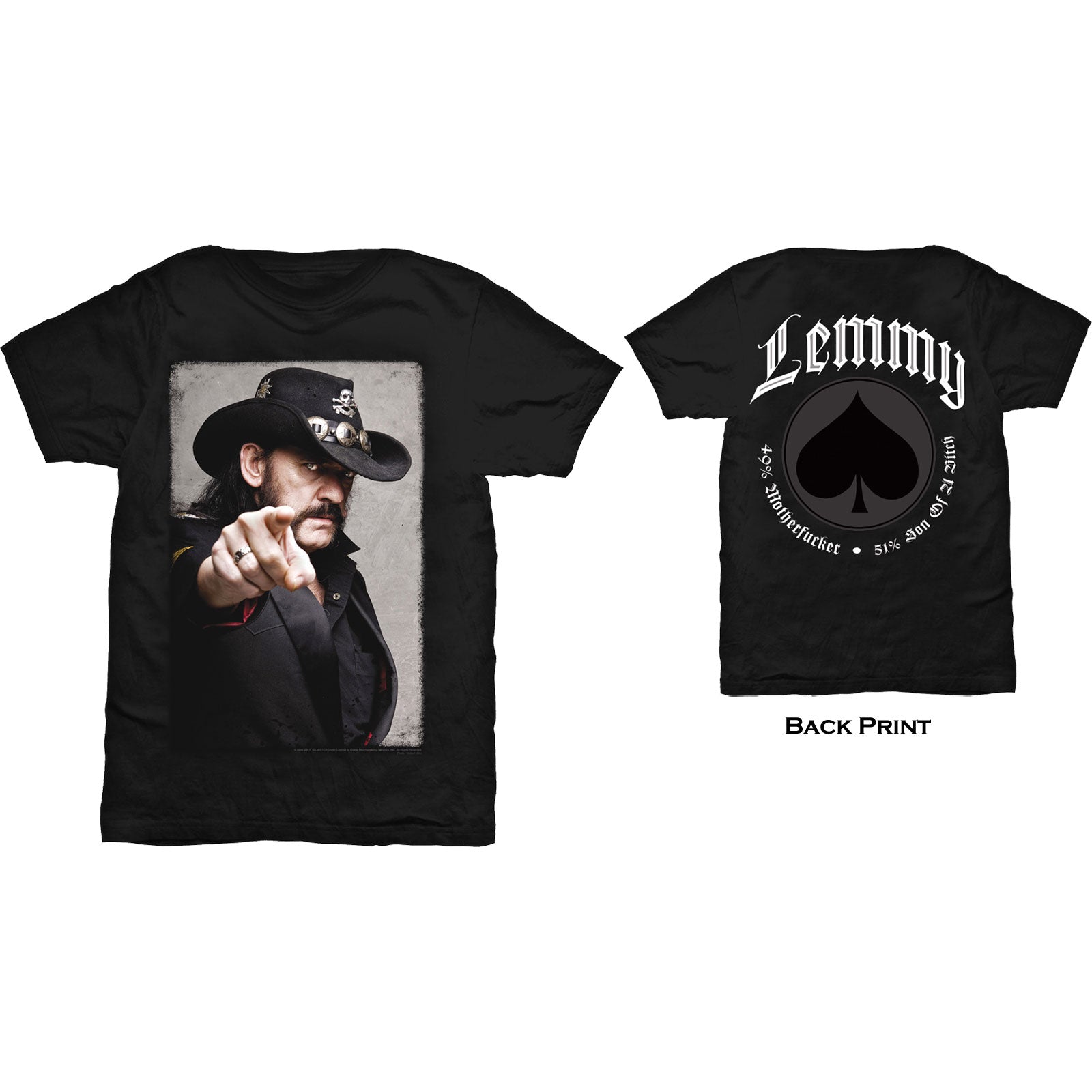 MOTORHEAD Attractive T-Shirt, Lemmy Pointing