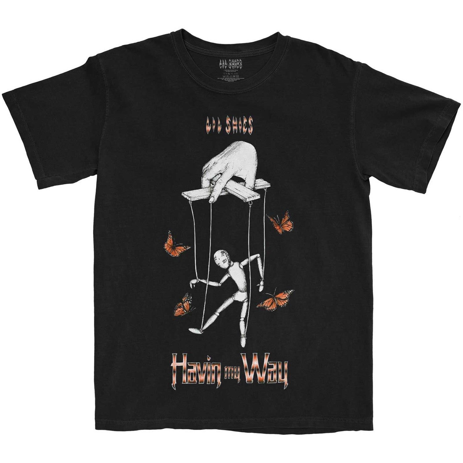 LIL SKIES Attractive T-shirt, Butterfly Puppet