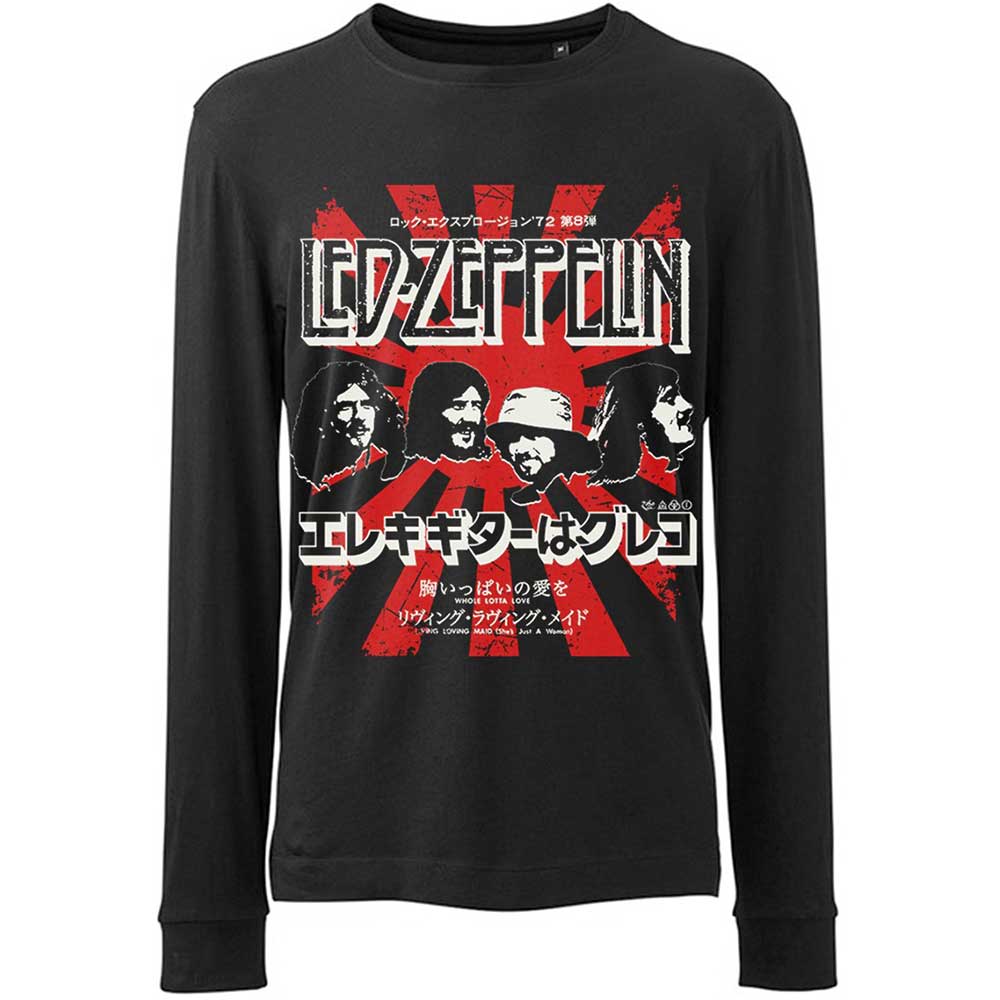 LED ZEPPELIN Long Sleeve T-Shirt, Japanese Burst