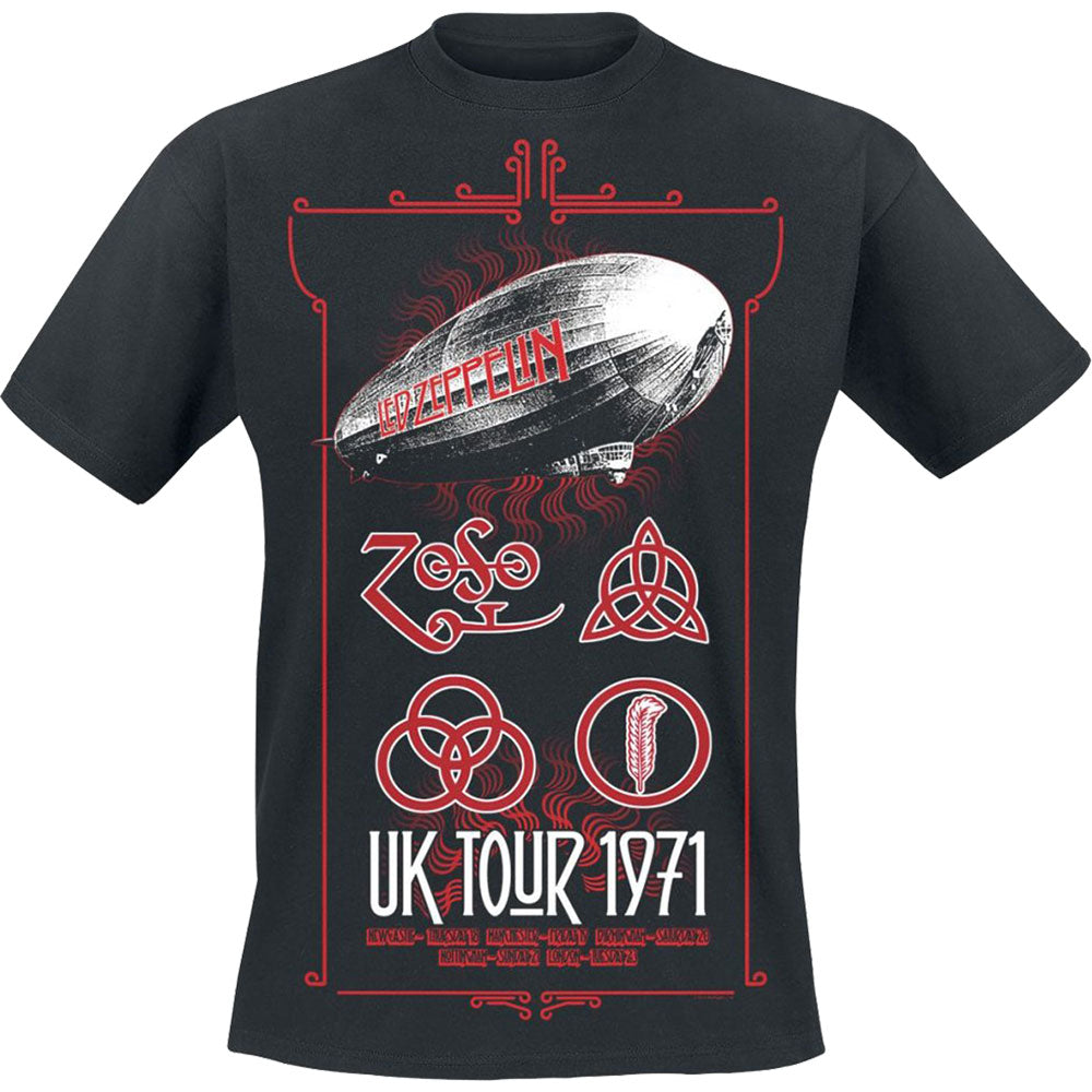 LED ZEPPELIN Attractive T-Shirt, UK Tour &