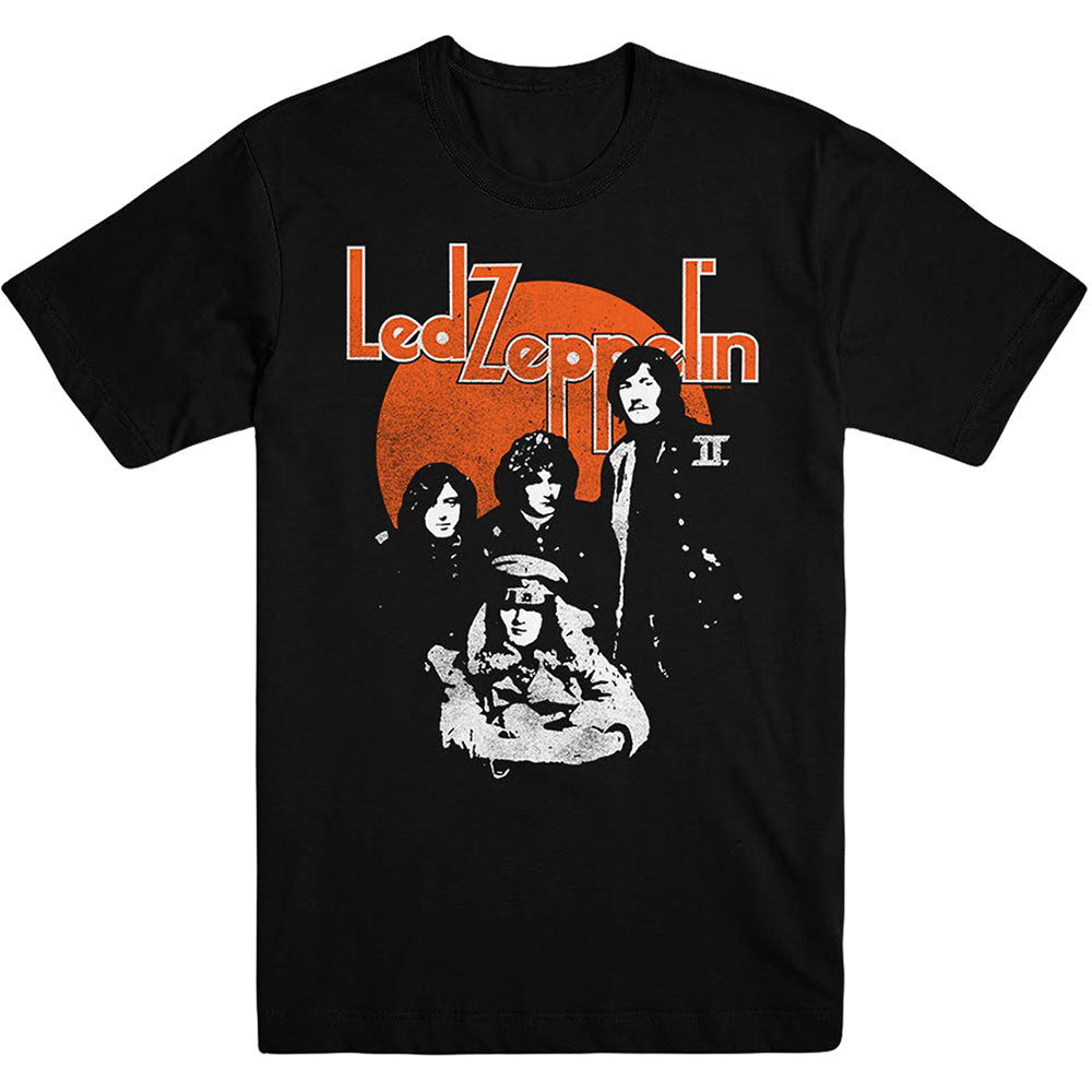 LED ZEPPELIN Attractive T-Shirt, Orange Circle