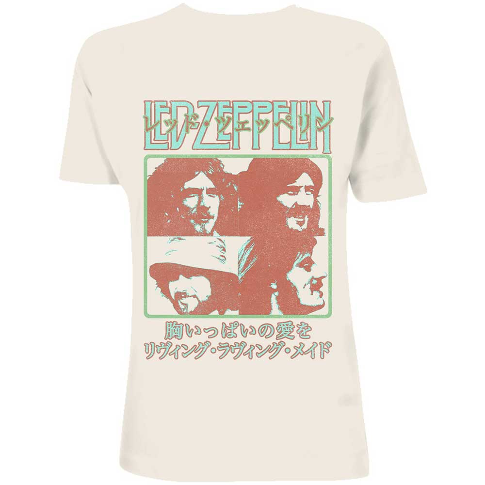 LED ZEPPELIN Attractive T-Shirt, Japanese Poster