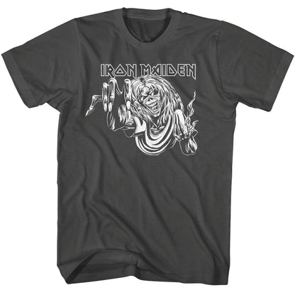 IRON MAIDEN Eye-Catching T-Shirt, Eddie Reach