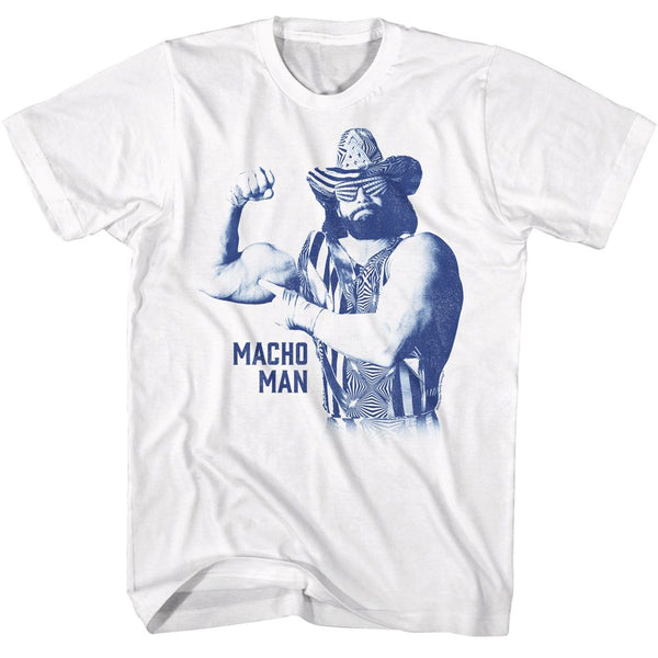MACHO MAN Eye-Catching T-Shirt, Mono Macho