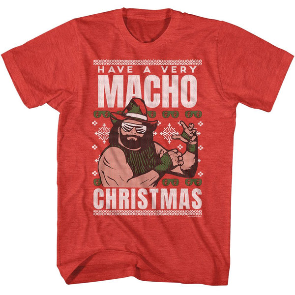 MACHO MAN Festive T-Shirt, Very Macho Christmas