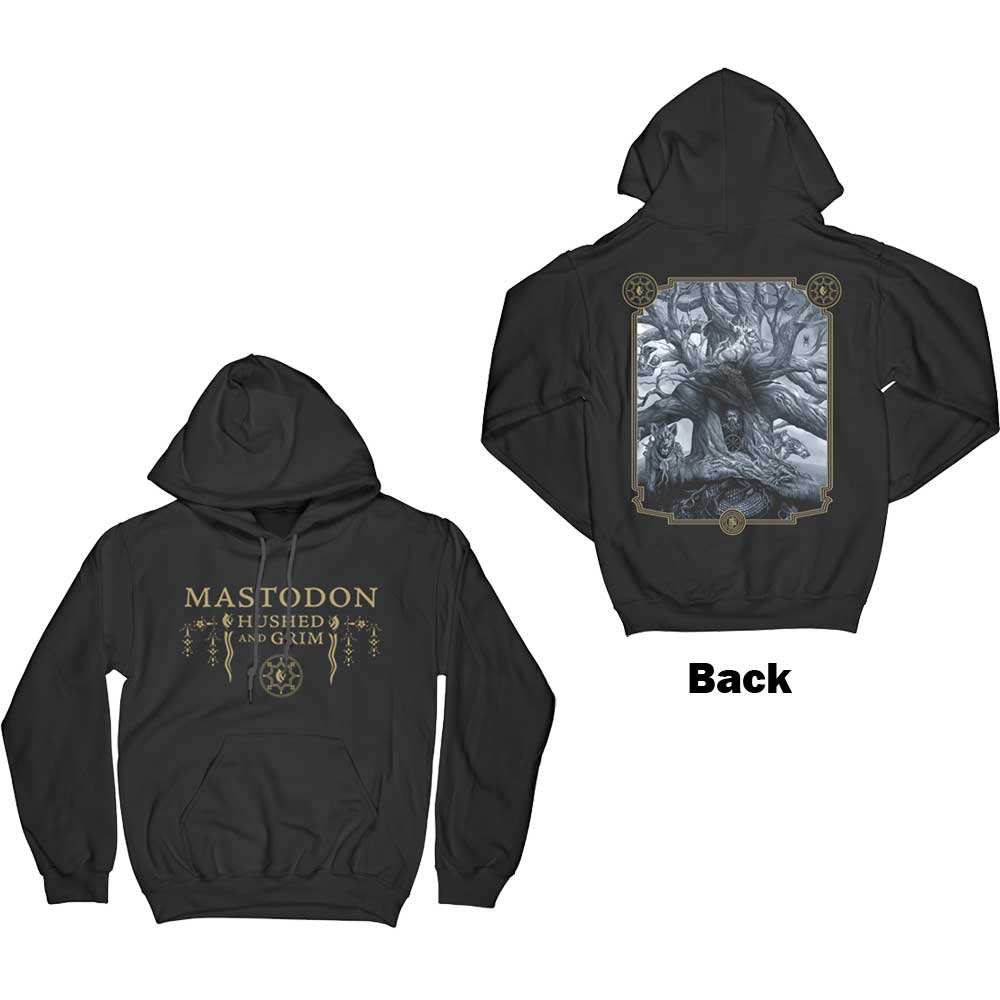 MASTODON Attractive Hoodies, Hushed &amp; Grim Cover