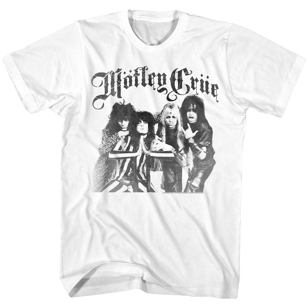 MOTLEY CRUE Eye-Catching T-Shirt, Photo BW