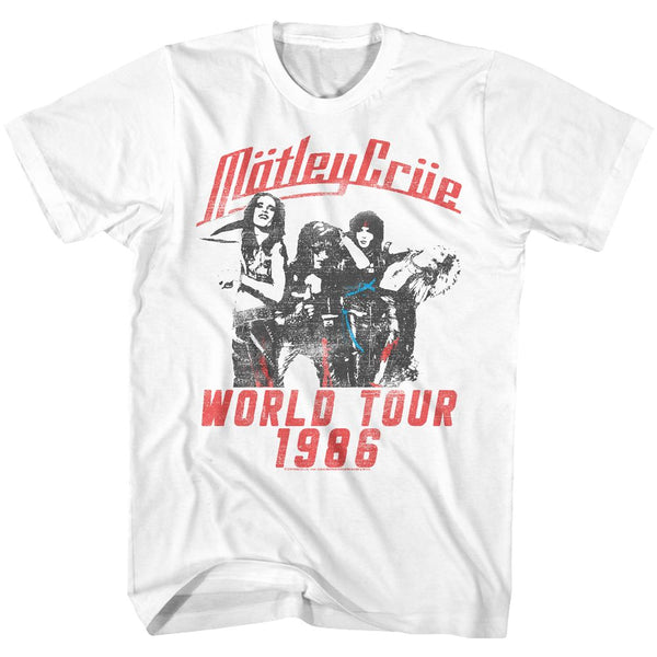 MOTLEY CRUE Eye-Catching T-Shirt, World Tour 1986