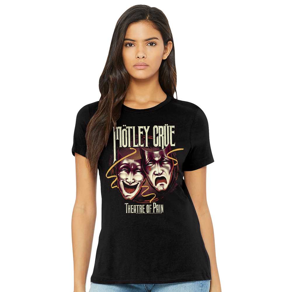 Women Exclusive MOTLEY CRUE Eye-Catching T-Shirt, Theatre Of Pain