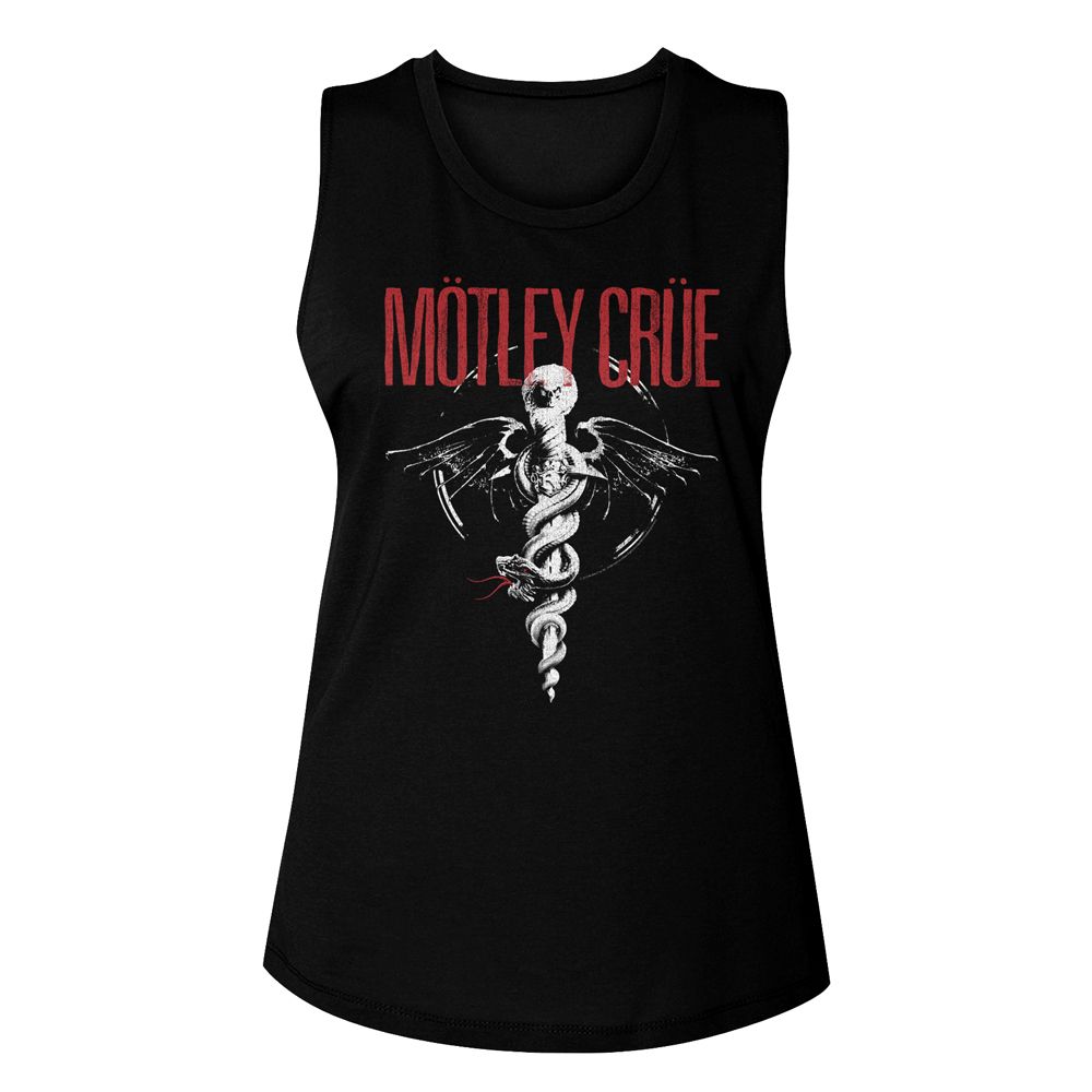 MOTLEY CRUE Eye-Catching Muscle Tank for Women, The Doctor