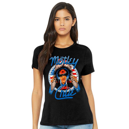 Women Exclusive MOTLEY CRUE Eye-Catching T-Shirt, Legs