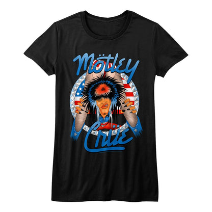 Women Exclusive MOTLEY CRUE Eye-Catching T-Shirt, Legs