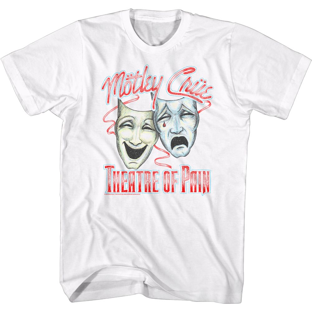 MOTLEY CRUE Eye-Catching T-Shirt, Dotty Masks