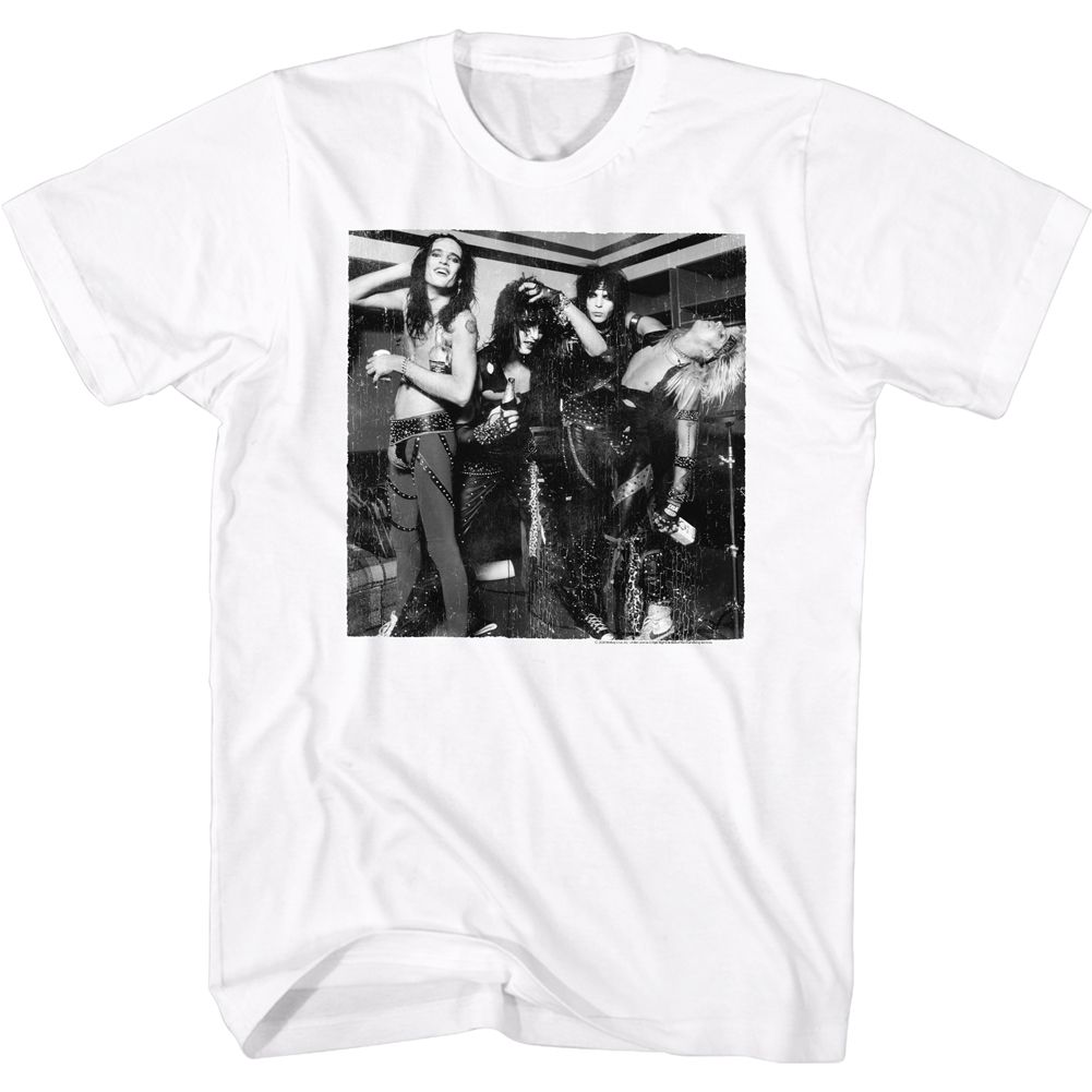 MOTLEY CRUE Eye-Catching T-Shirt, Members BW