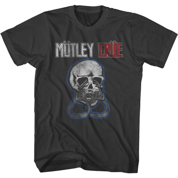 MOTLEY CRUE Eye-Catching T-Shirt, Skull and Cuffs