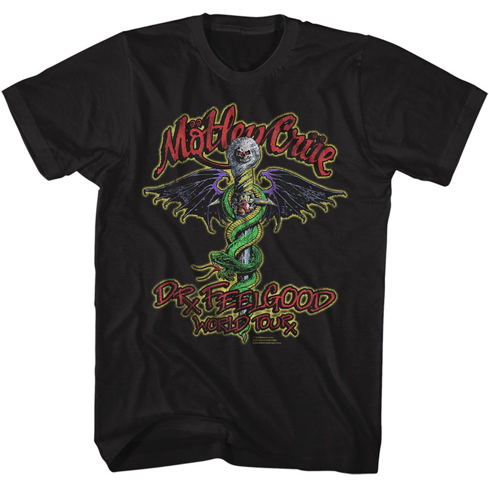 MOTLEY CRUE Eye-Catching T-Shirt, Dr Feelgood Tour