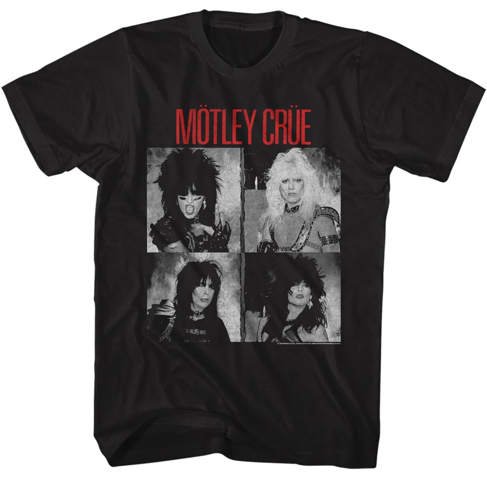 MOTLEY CRUE Eye-Catching T-Shirt, BW