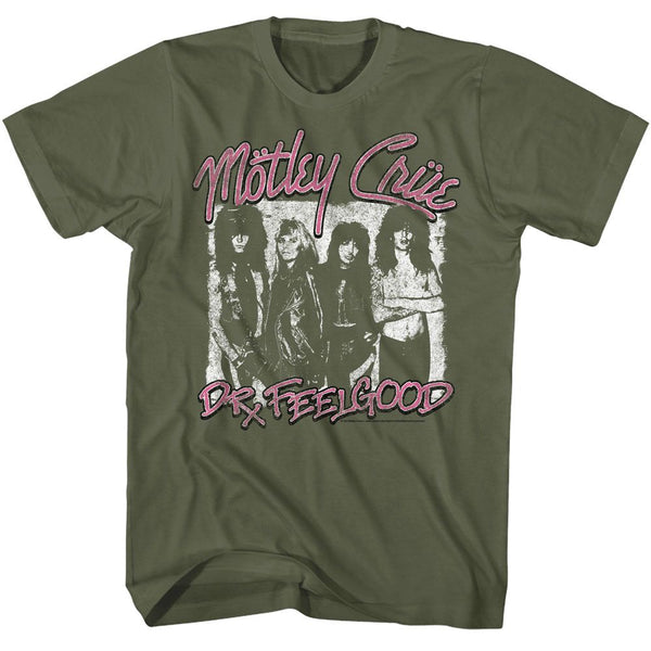 MOTLEY CRUE Eye-Catching T-Shirt, Band Feelgood