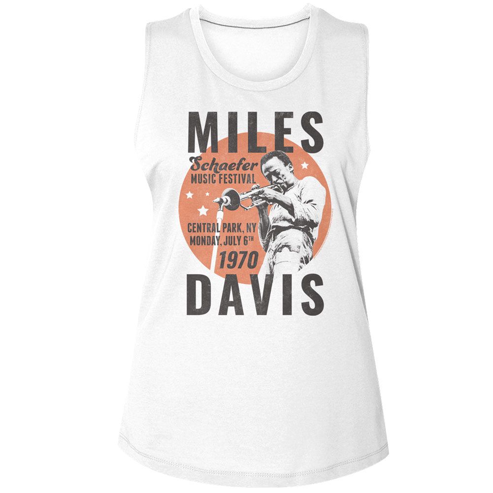 MILES DAVIS Tank Top for Ladies, 1970 Circle