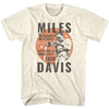 MILES DAVIS Eye-Catching T-Shirt, Central Park 1970