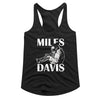 MILES DAVIS Racerback for Ladies, Miles Davis Playing The Trumpet