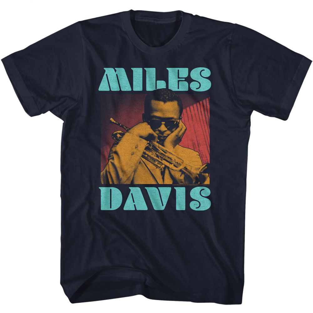 MILES DAVIS Eye-Catching T-Shirt, Tricolor