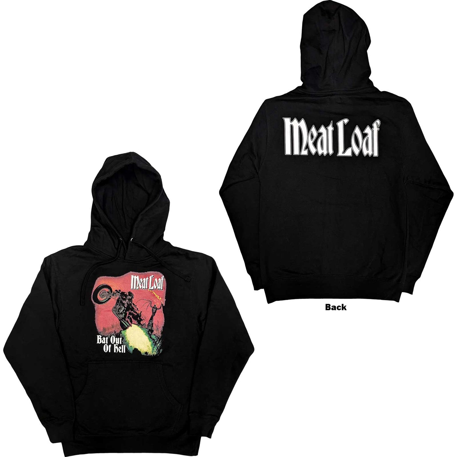 MEAT LOAF Attractive Hoodie, Bat Out Of Hell