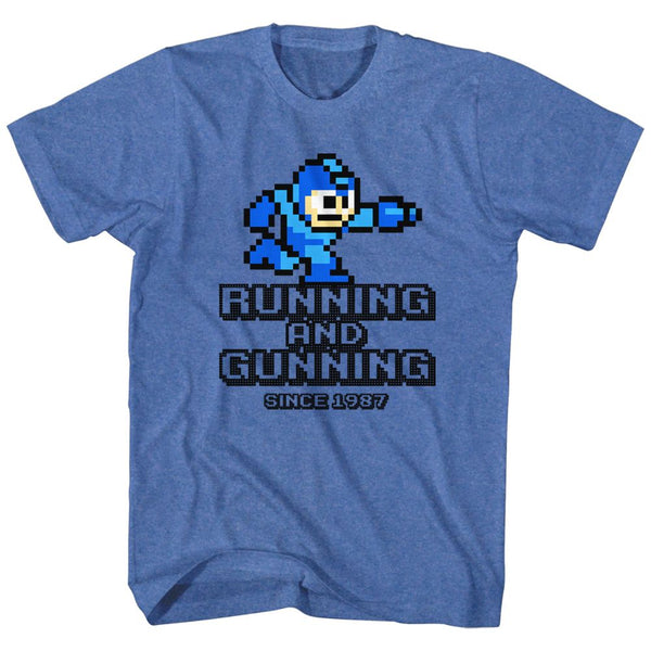 MEGA MAN Brave T-Shirt, Running And Gunning