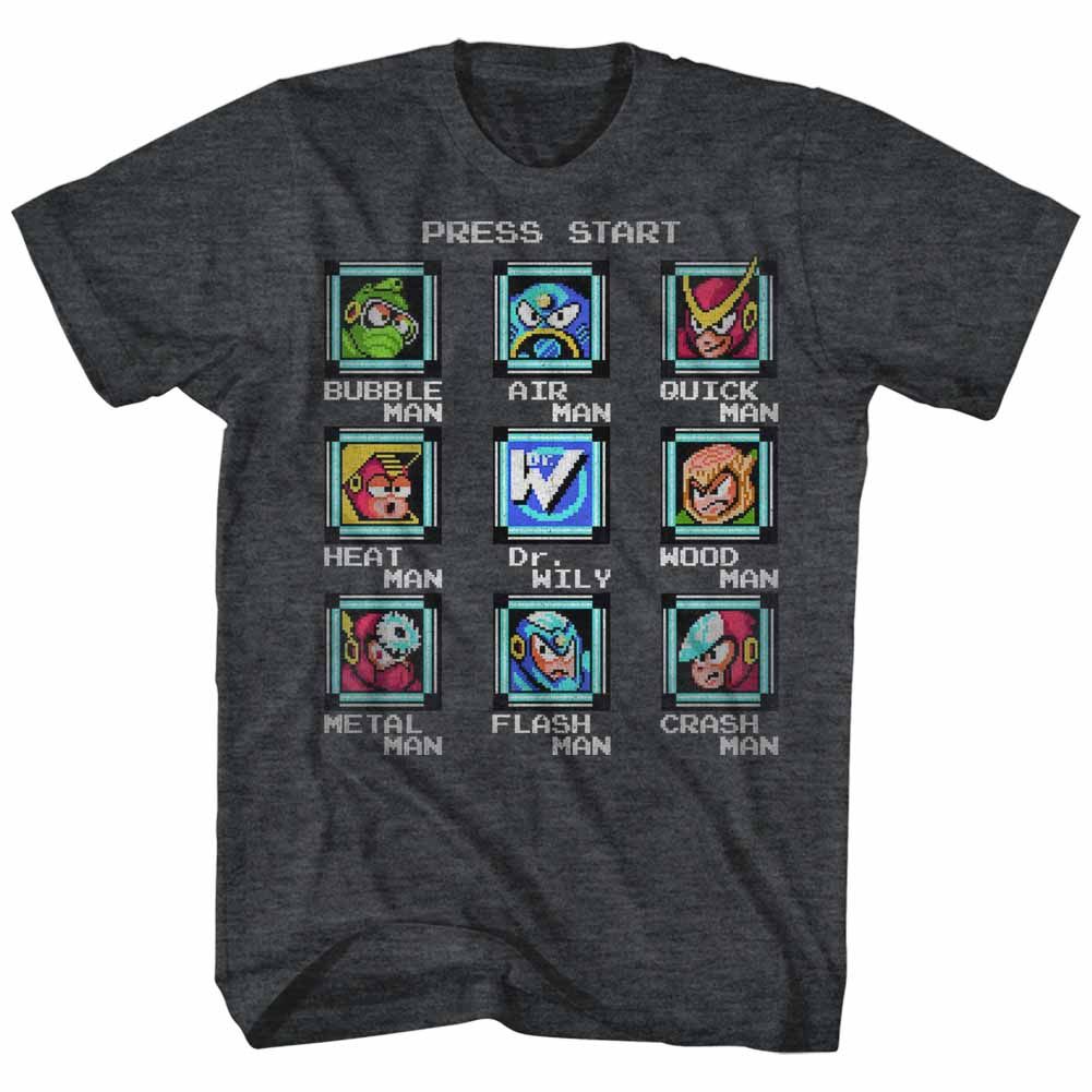 MEGA MAN Brave T-Shirt, Stage Select