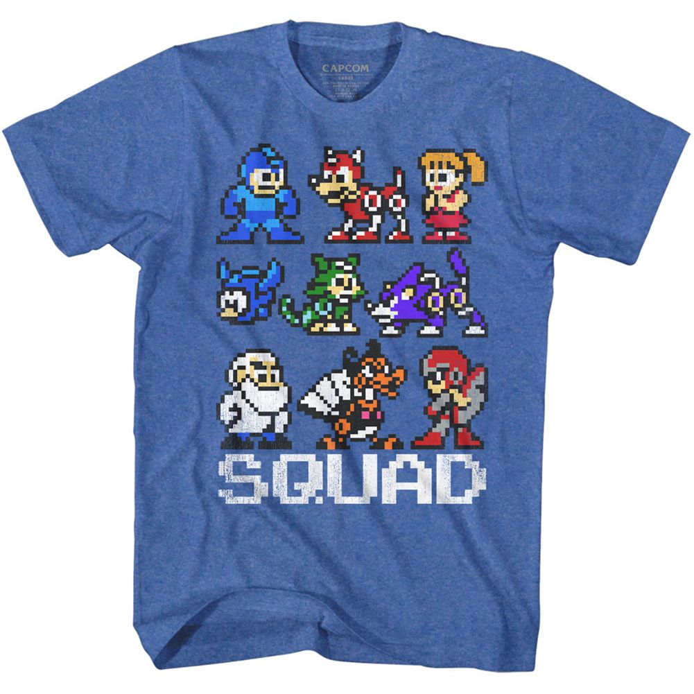 MEGA MAN Brave T-Shirt, Squad