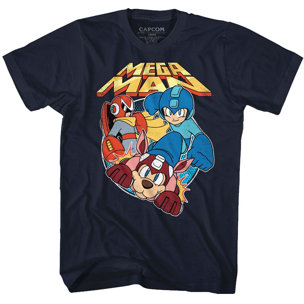 MEGA MAN Brave T-Shirt, Flat Colors