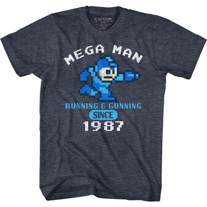 MEGA MAN Brave T-Shirt, Run&amp;Gun 1987