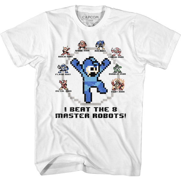 MEGA MAN Brave T-Shirt, 8 Master Robots